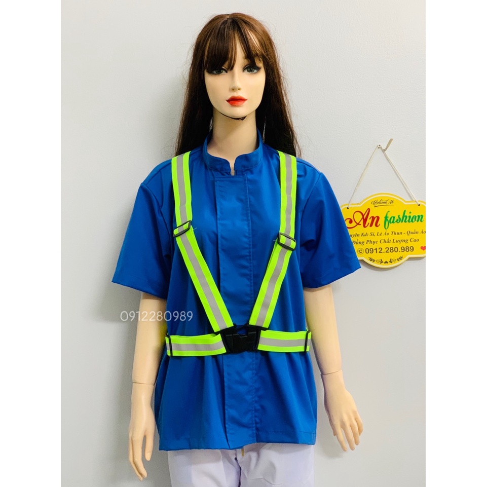 Dây đai phản quang thun co dãn để đi đêm, đi phượt, bảo hộ lao động _ Hình chụp thật