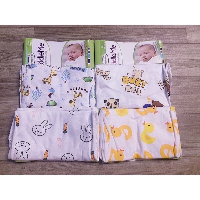 Ủ kén sơ sinh Swaddle Me 100% cotton