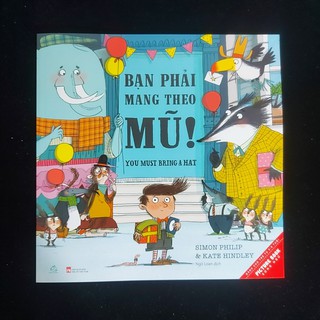 Sách - Picture book song ngữ Bạn phải mang theo mũ (dành cho bé 3-8 tuổi)