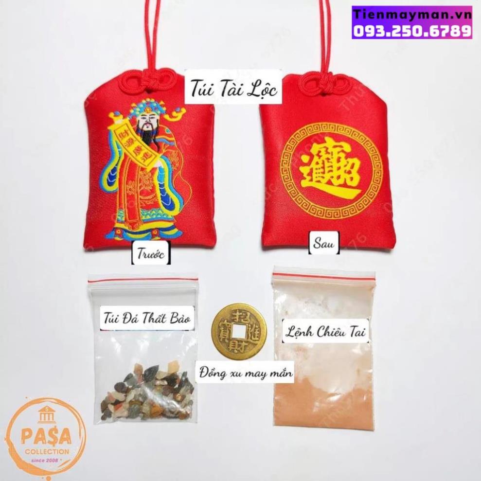[SALE] Túi Thần Tài May Mắn Vượng Tài Vượng Phúc Gia Tăng Tài Lộc [Đã Khai Quang]
