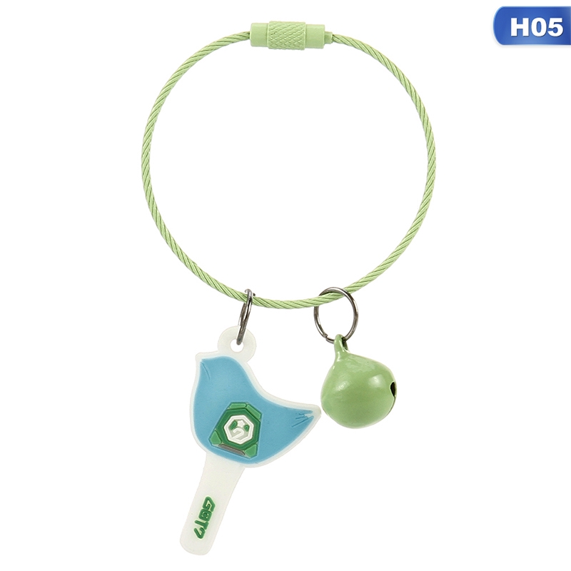 Vòng móc khóa mặt hình dễ thương phong cách nhóm nhạc Kpop TWICE EXO GOT7 SEVENTEEN