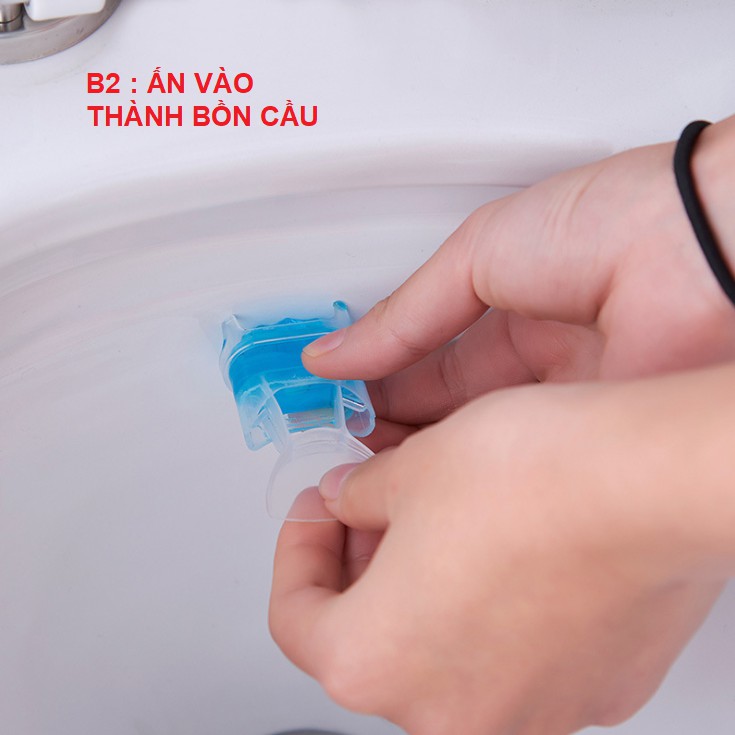 [Mã SKAMSALE07 giảm 10% tối đa 100K đơn 150K] Gel thơm làm sạch khử trùng và khử mùi bồn cầu nhà vệ sinh