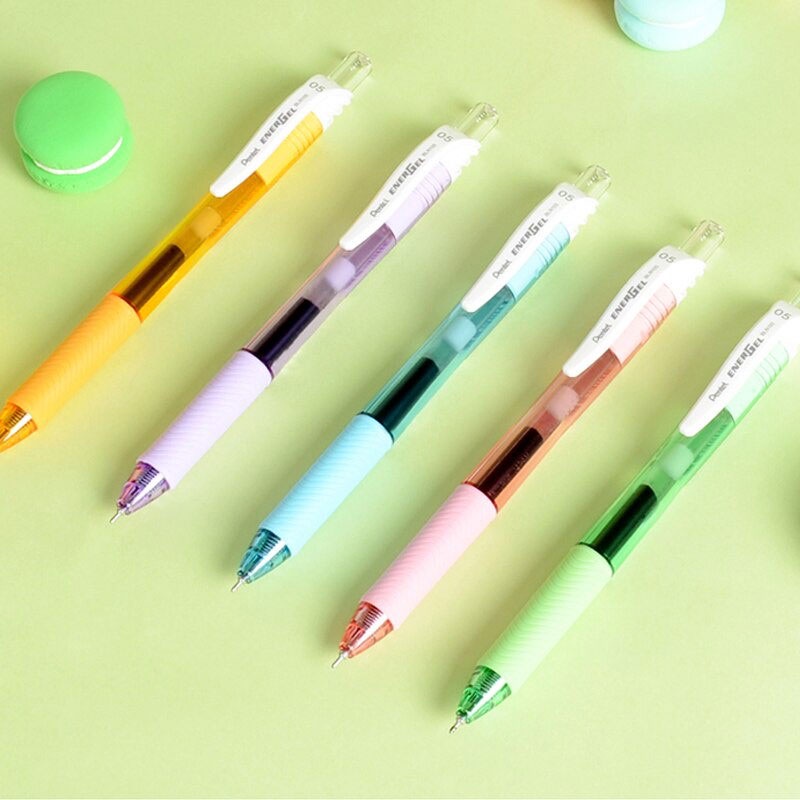 Bút Gel Energel Pentel Vỏ Pastel ngòi 0.5 mm Siêu Nhanh Khô - Hàng Chính Hãng