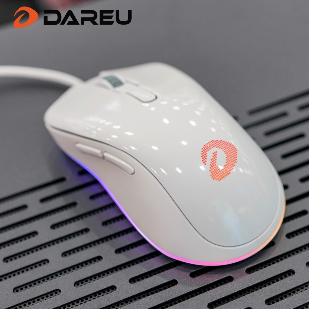 Chuột Gaming Có Dây Dareu EM908 RGB RGB Pink / White /Black - độ tương thích cao, dễ dàng ghép nối - Bảo Hành 24 Tháng