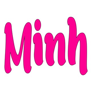 Tên bé dán phông trang trí sinh nhật