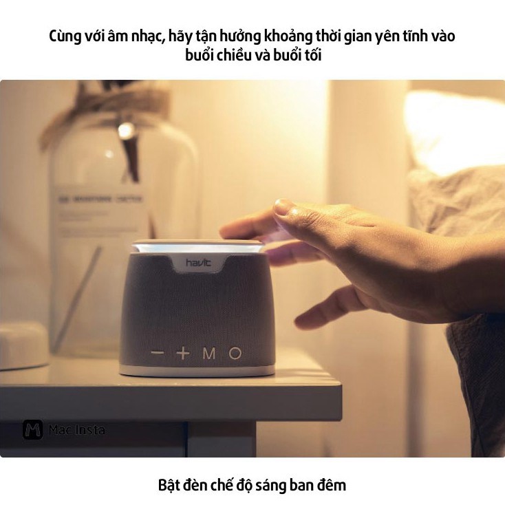 Worldmart - Worldmart - Loa Bluetooth kiêm sạc không dây cho Smartphone Havit M1