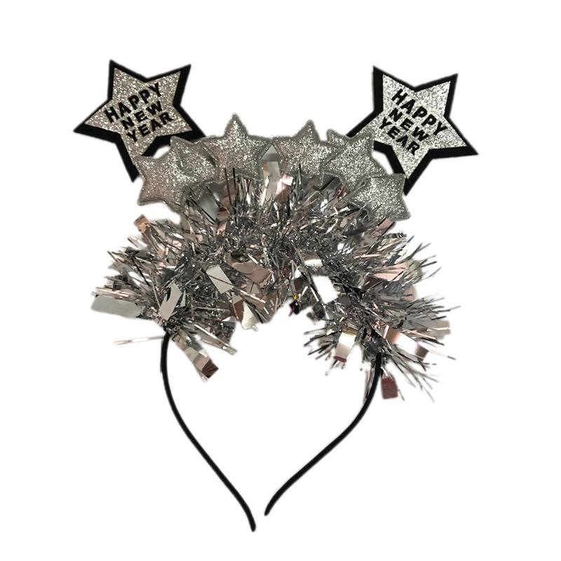 Cài Tóc Hình Ngôi Sao Năm Mới 2022 Đính Kim Sa Lấp Lánh