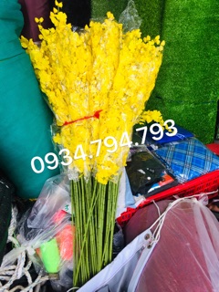 Lan vũ nữ lụa cao cấp cành 1m ảnh thật phk shop