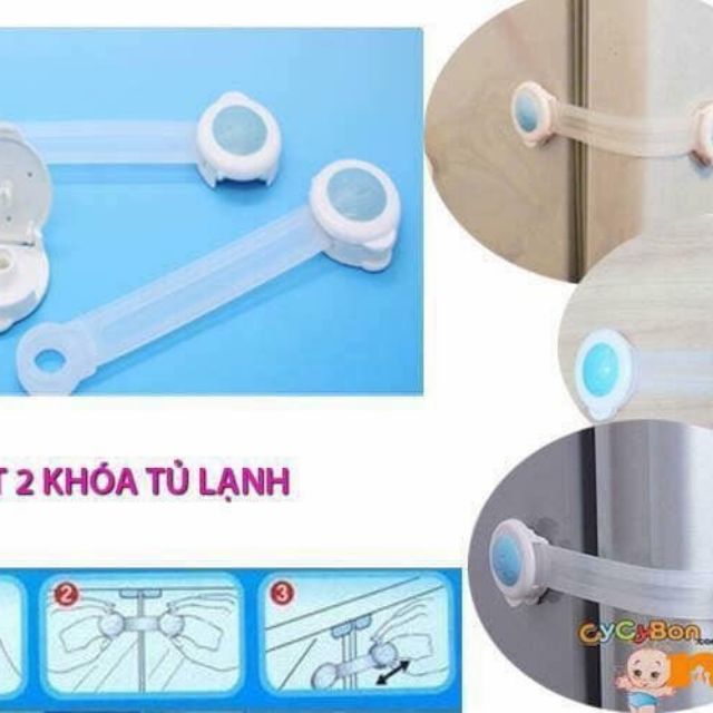 Khóa tủ lạnh cho bé