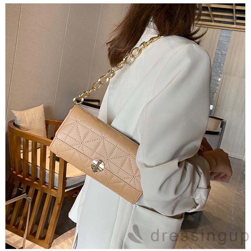 Túi Xách Có Khóa Kim Loại Thiết Kế Sang Trọng Cho Nữ