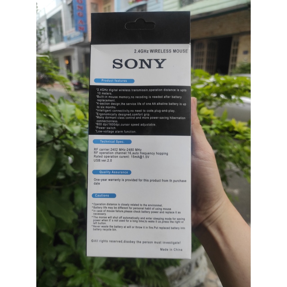 Chuột Không Dây Sony