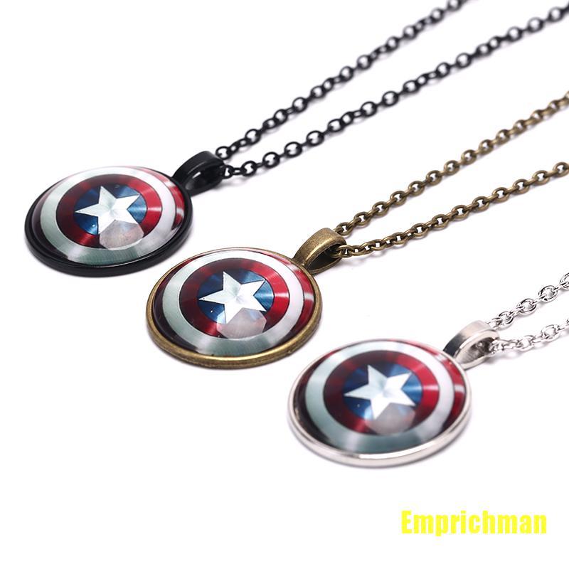 Dây Chuyền Mặt Hình Khiên Của Captain America