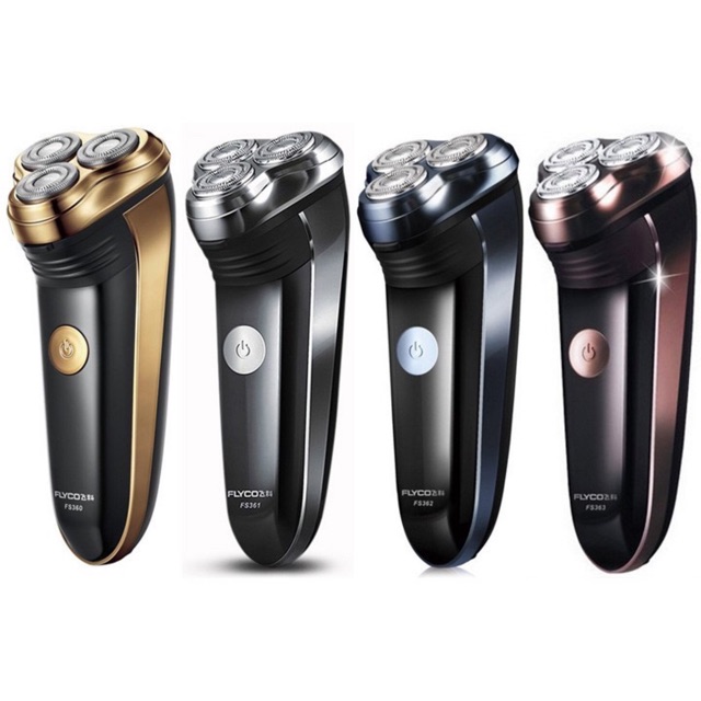 [SIÊU BỀN, Sẵn Hàng ] Máy cạo râu FLYCO FS360 FS361 FS262 FS363 3 lưỡi cạo kèm tăng đơ