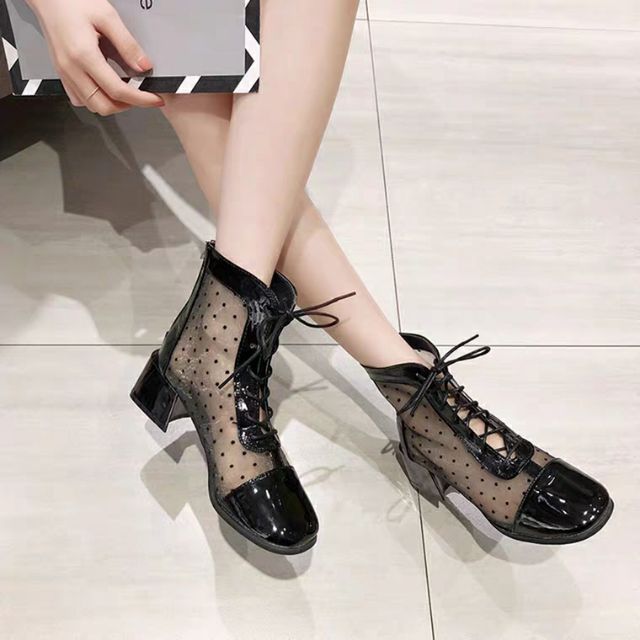 SẴN Boot chấm bi lưới