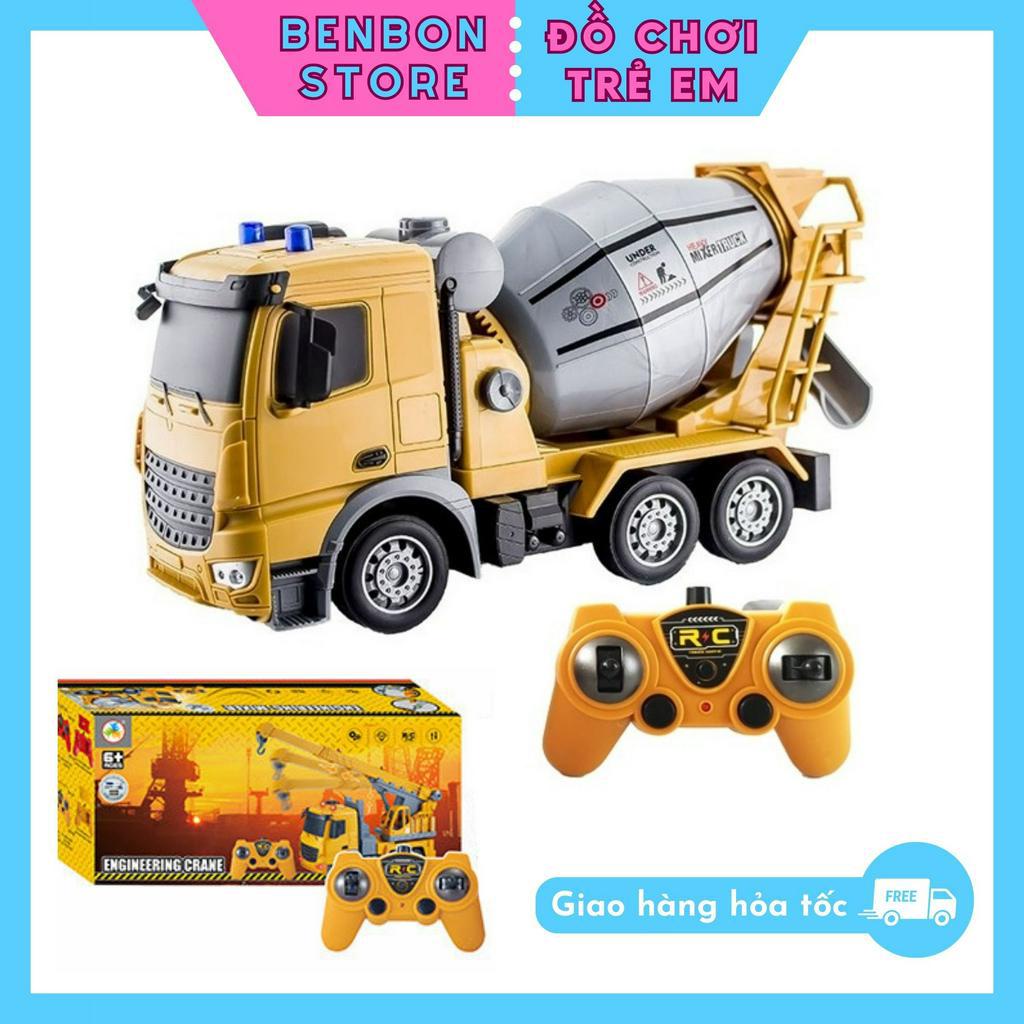 Đồ chơi thông minh xe trộn bê tông điều khiển từ xa cho bé bán sỉ SH 00057 Benbon store