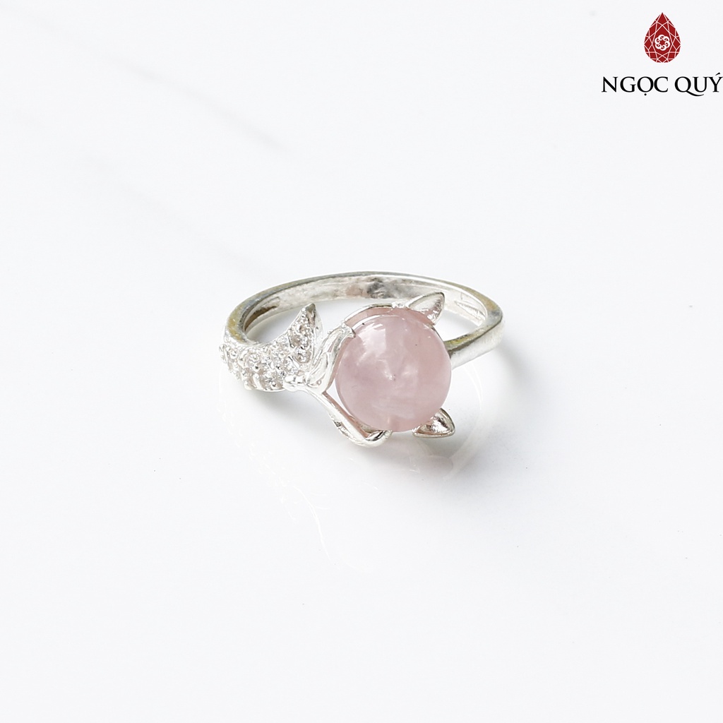 Nhẫn bạc hồ ly theo mệnh - Ngọc Quý