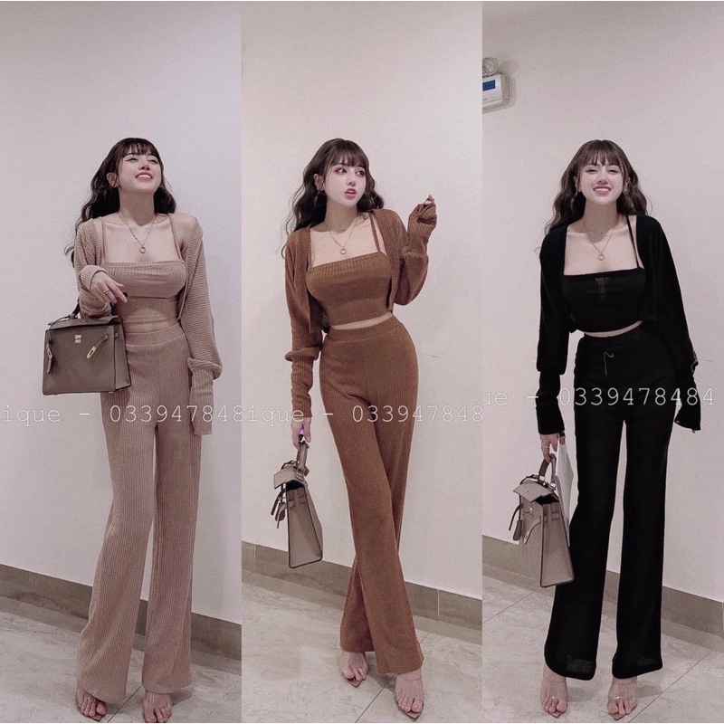 SET LEN 3 MÓN CHẤT DÀY CHUẨN FORM MẪU MẶC