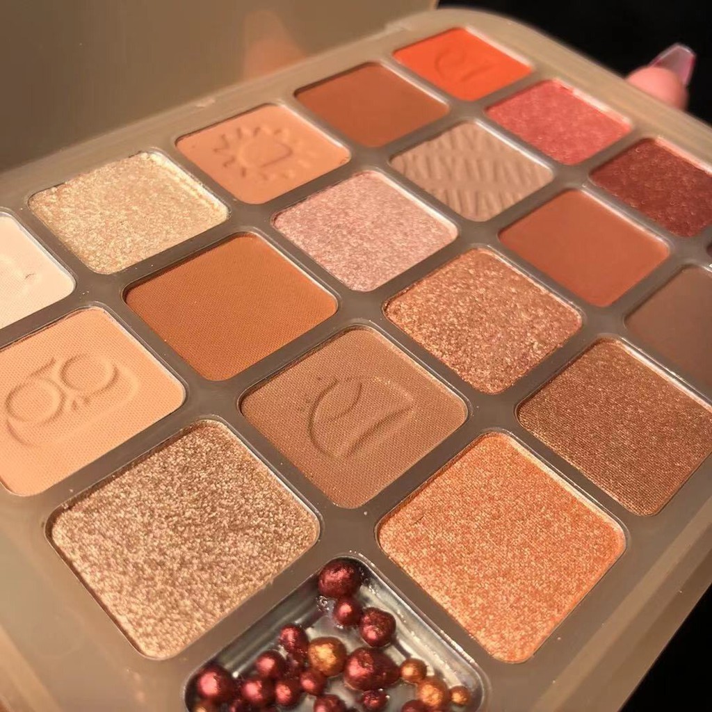 Bảng mắt 20 màu XIYUAN lấp lánh siêu sang chảnh Chestnut Twenty Color Eyeshadow Powder Palette XIYU03 | BigBuy360 - bigbuy360.vn