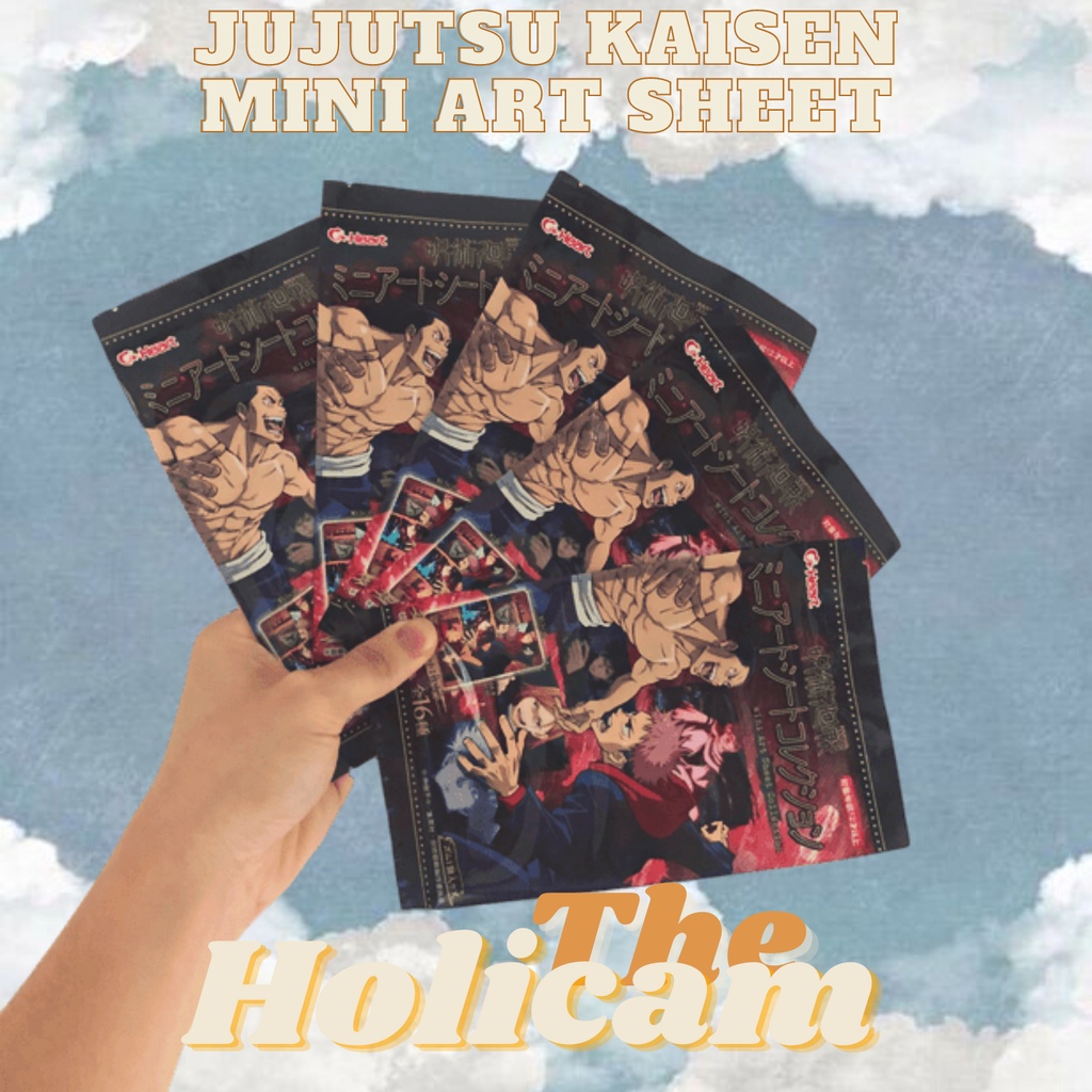 GÓI PACK + MINI ART SHEET TẤM THẺ NGHỆ THUẬT MINI NHÂN VẬT PHIM JUJUTSU KAISEN