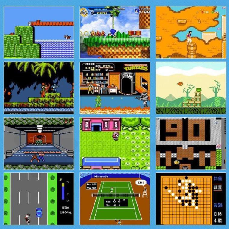[FREE SHIP =&gt; 50K ] Máy chơi game 4 nút tích hợp 620 trò Nes ngày xưa