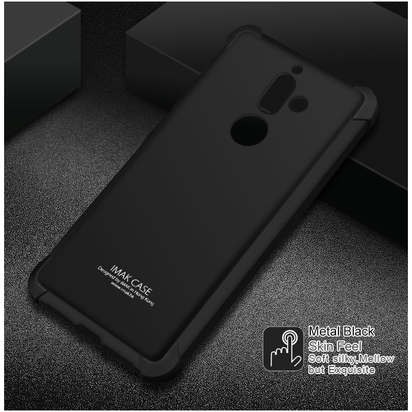 Imak Ốp Lưng Tpu Mềm Chống Sốc Màu Đen Cho Nokia 7 Plus