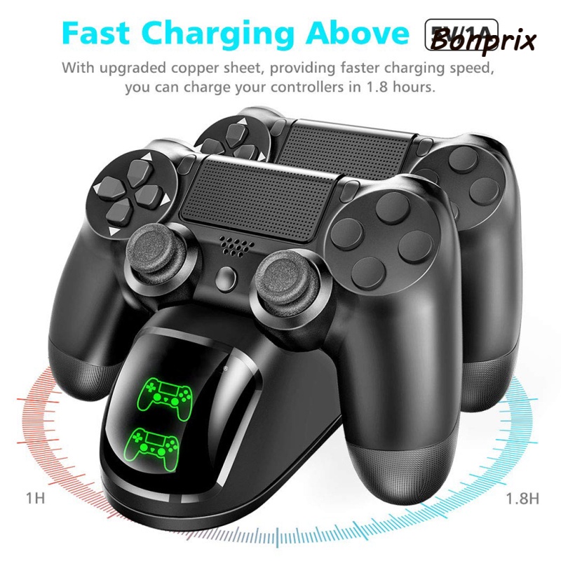 PS4 Wireless Controller Dual USB  Charge Dock Station for PS4 Pro Controller