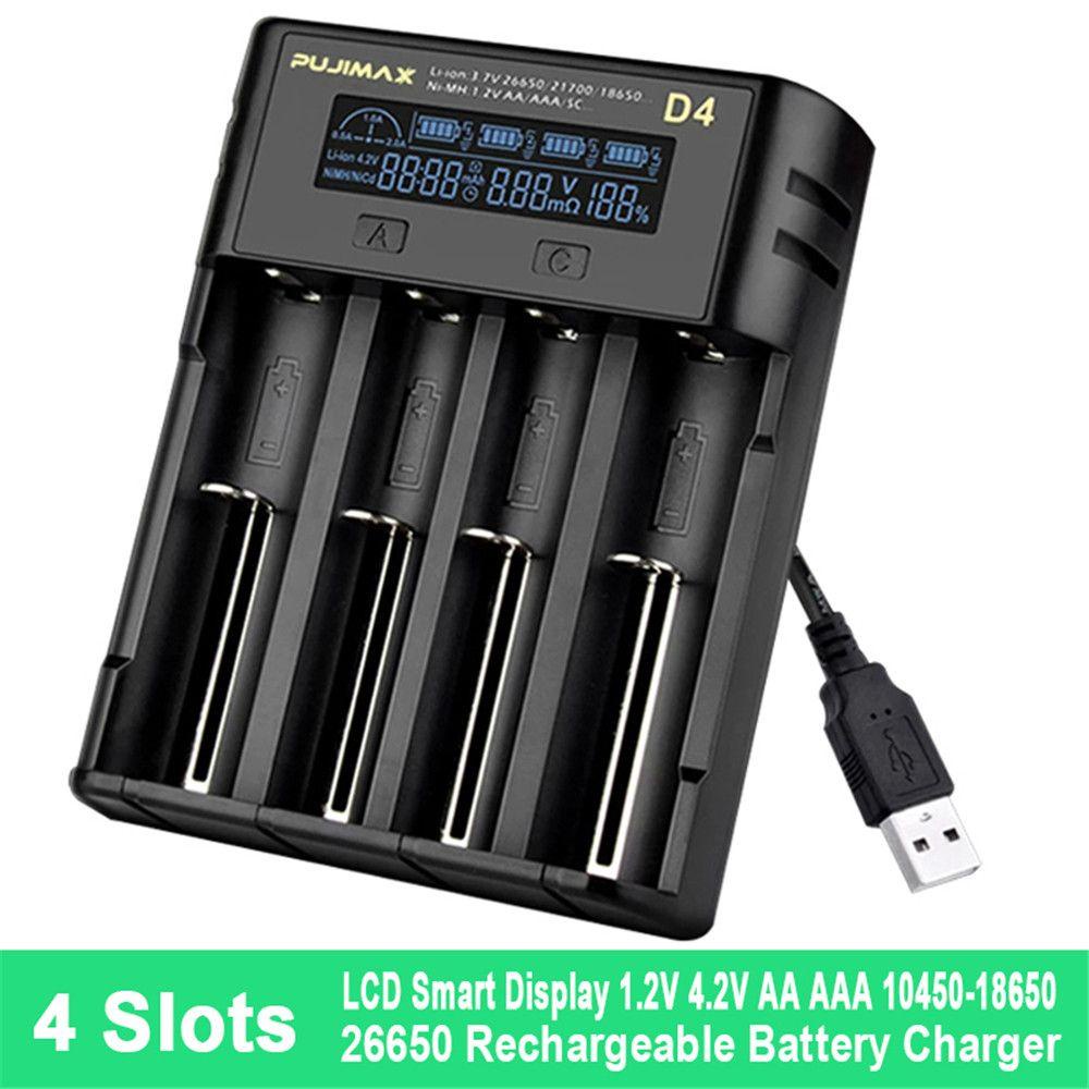 Đế Sạc Pin Li-Ion 18650 3.7V Có Đèn LED Báo Hiệu Thông Minh