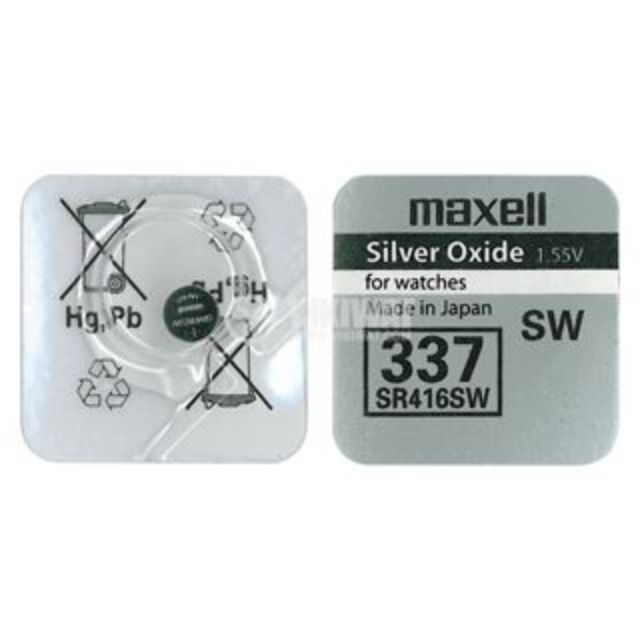 Pin Đồng Hồ Maxell 337 ♥️FREESHIP♥️ Giảm 10k khi nhập mã [DAYDA10] SR416SW Japan (vỉ 1 viên)