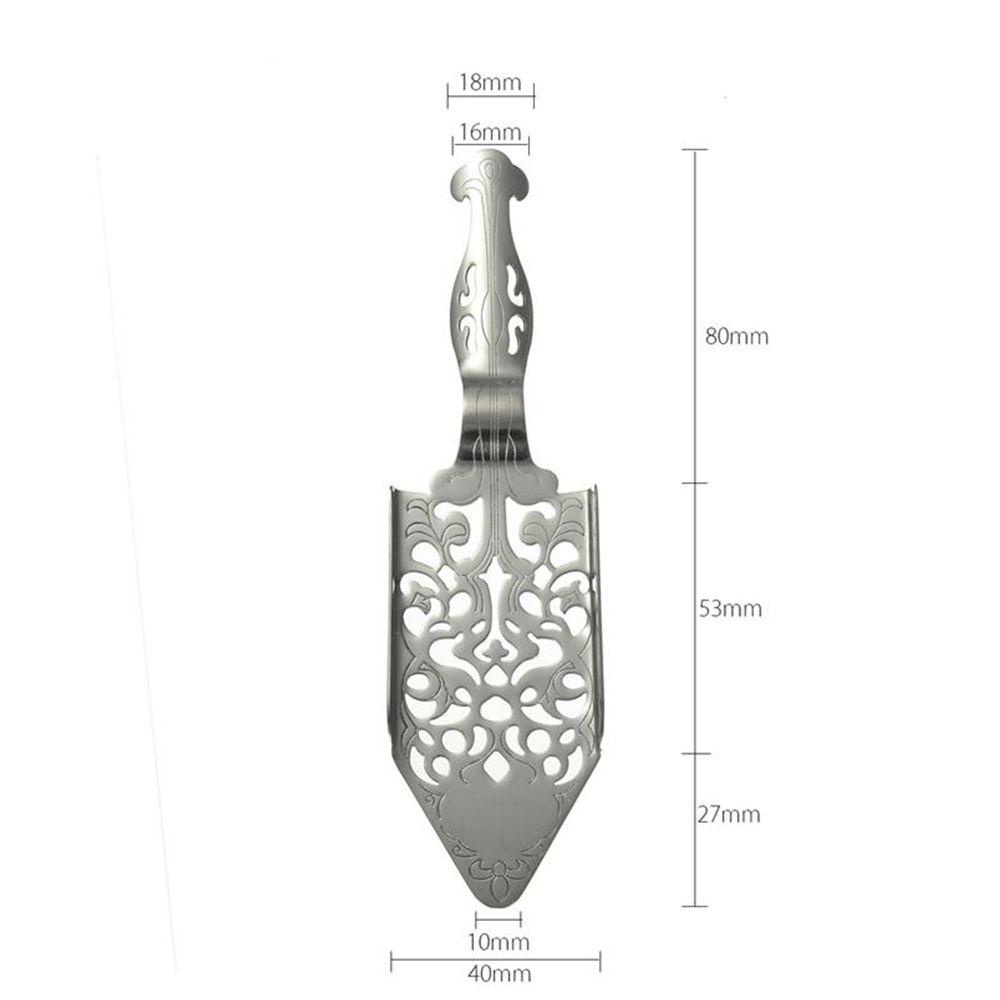 1 Muỗng Lọc Trà Bằng Thép Không Gỉ Có Lỗ Thoát Nước Tiện Dụng