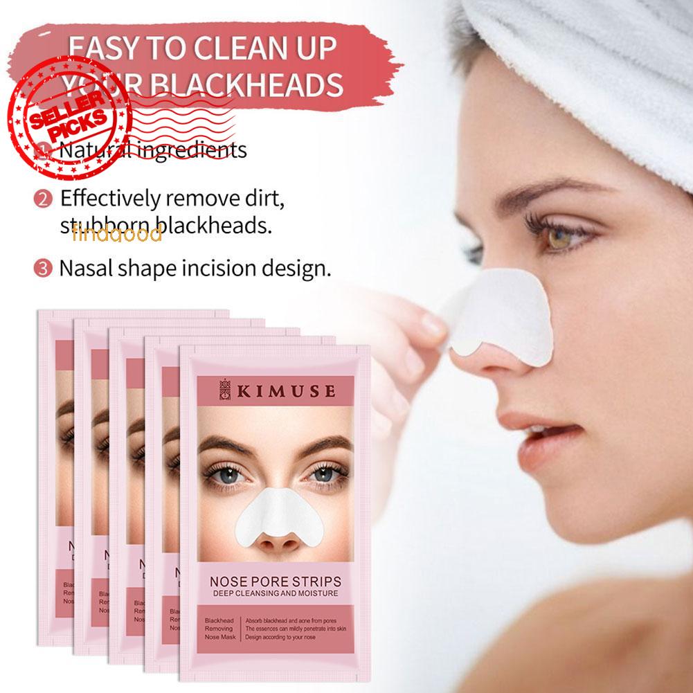 Miếng dán lột mụn đầu đen kiểm soát dầu làm sạch da mặt L6J0