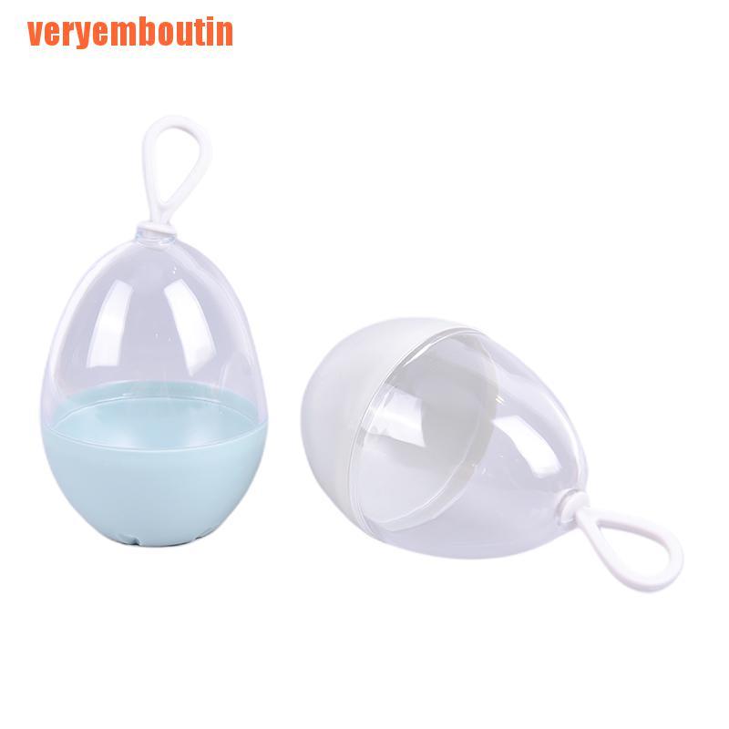 [Hàng mới về] Hộp đựng mút trang điểm quả trứng bảo quản chống ẩm mốc