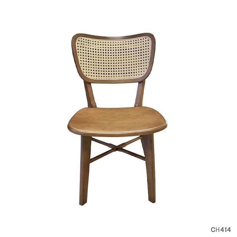 Ghế, Ghế Tựa Jenson Side Chair Rattan Back - Chổi Xể