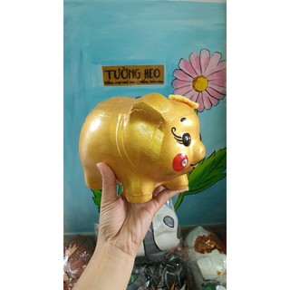 heo đất handmade-heo vàng may mắn
