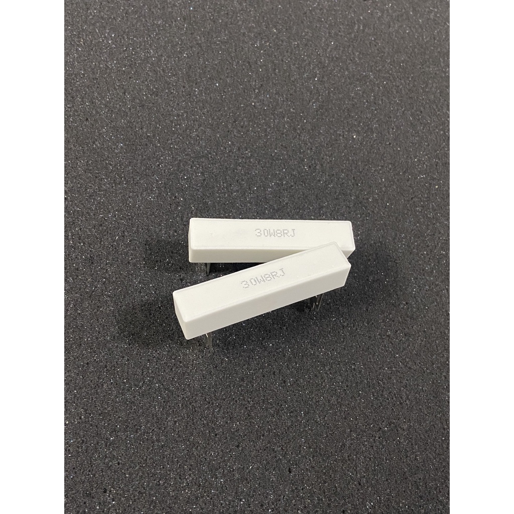 Điện trở sứ chân dẹp 30w 8 ôm hàng loại 1 chuyên dùng cho phân tần loa