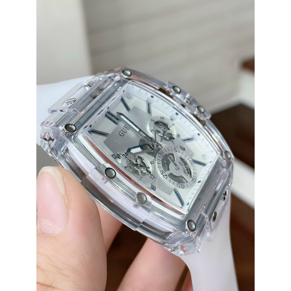 Đồng Hồ Nam guess gw0203g1 gw0203g2 gw0202g1 gw0202g3 , Dây Cao Su / Dây da , Size 43mm