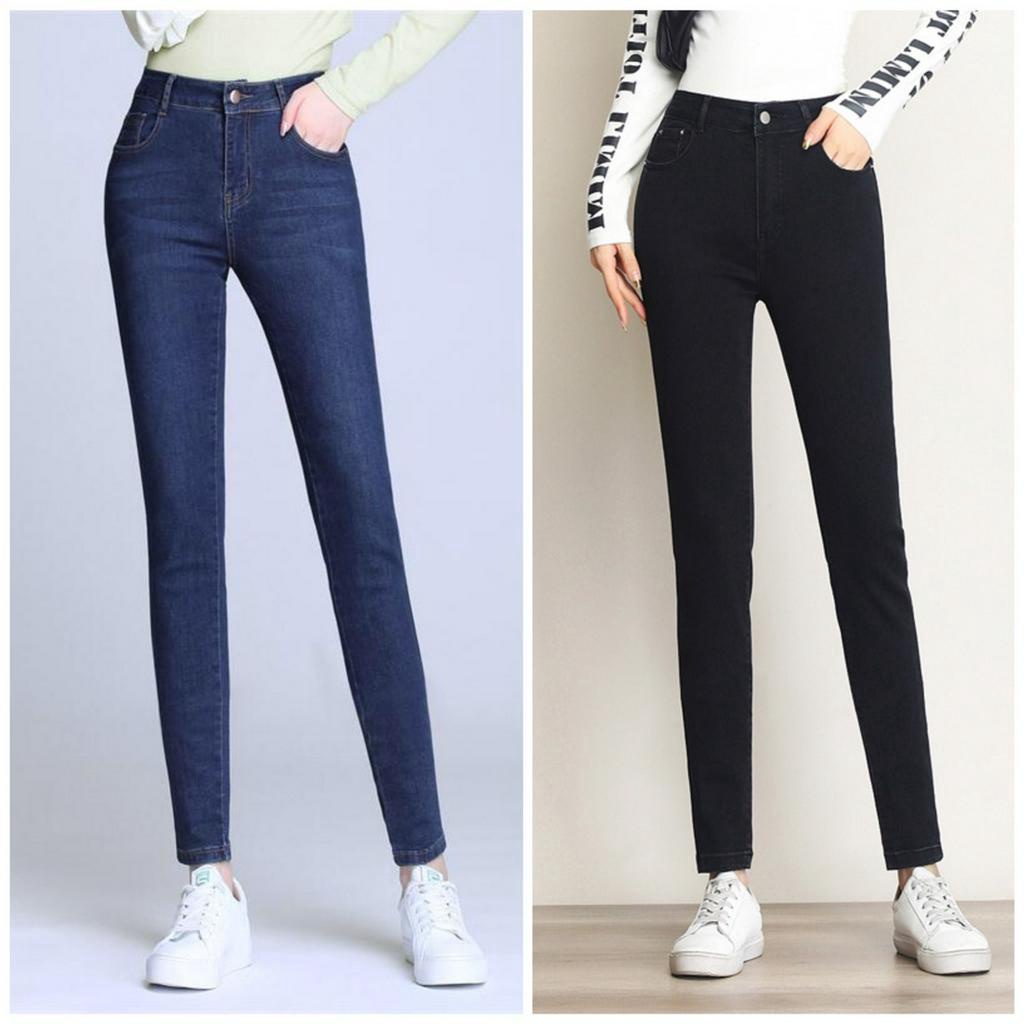 Quần jean nữ skinny co giãn ôm tôn dáng,quần bò nữ trơn nhiều màu