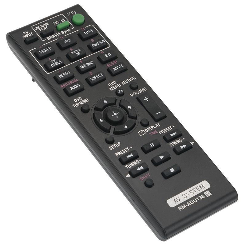 SONY Điều khiển từ xa thay thế RM-ADU138 cho hệ thống AV DAV-TZ145 HBD-TZ140 HBD-TZ145