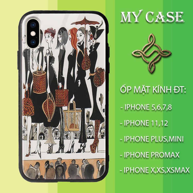 Ốp Lưng Đơn Giản Hình LV_ Độc Đẹp MYCASE Cho Iphone 11/12ProMax/6/6S/7/8Plus/X/XsMax/Xr/12Mini