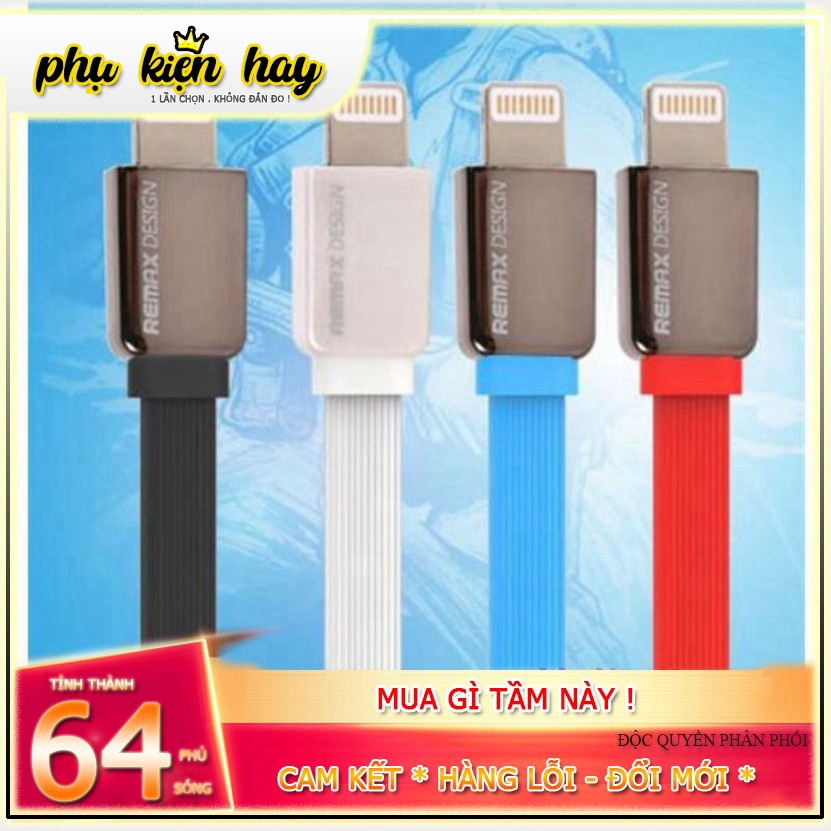 Cáp sạc Lightning cho iPhone 1m Remax RC - 015i