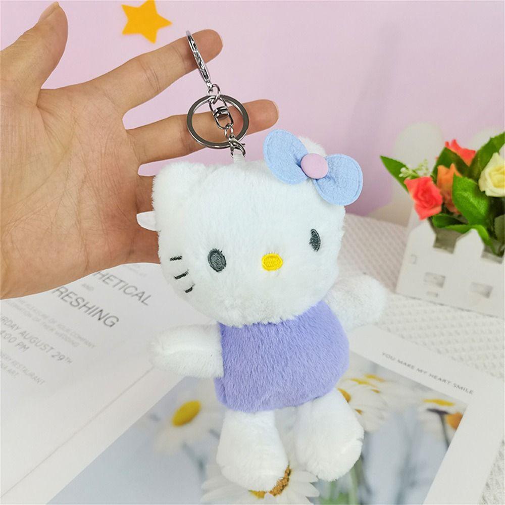 Móc Khóa Hình Đồ chơi nhồi bông Hello Kitty Dễ Thương