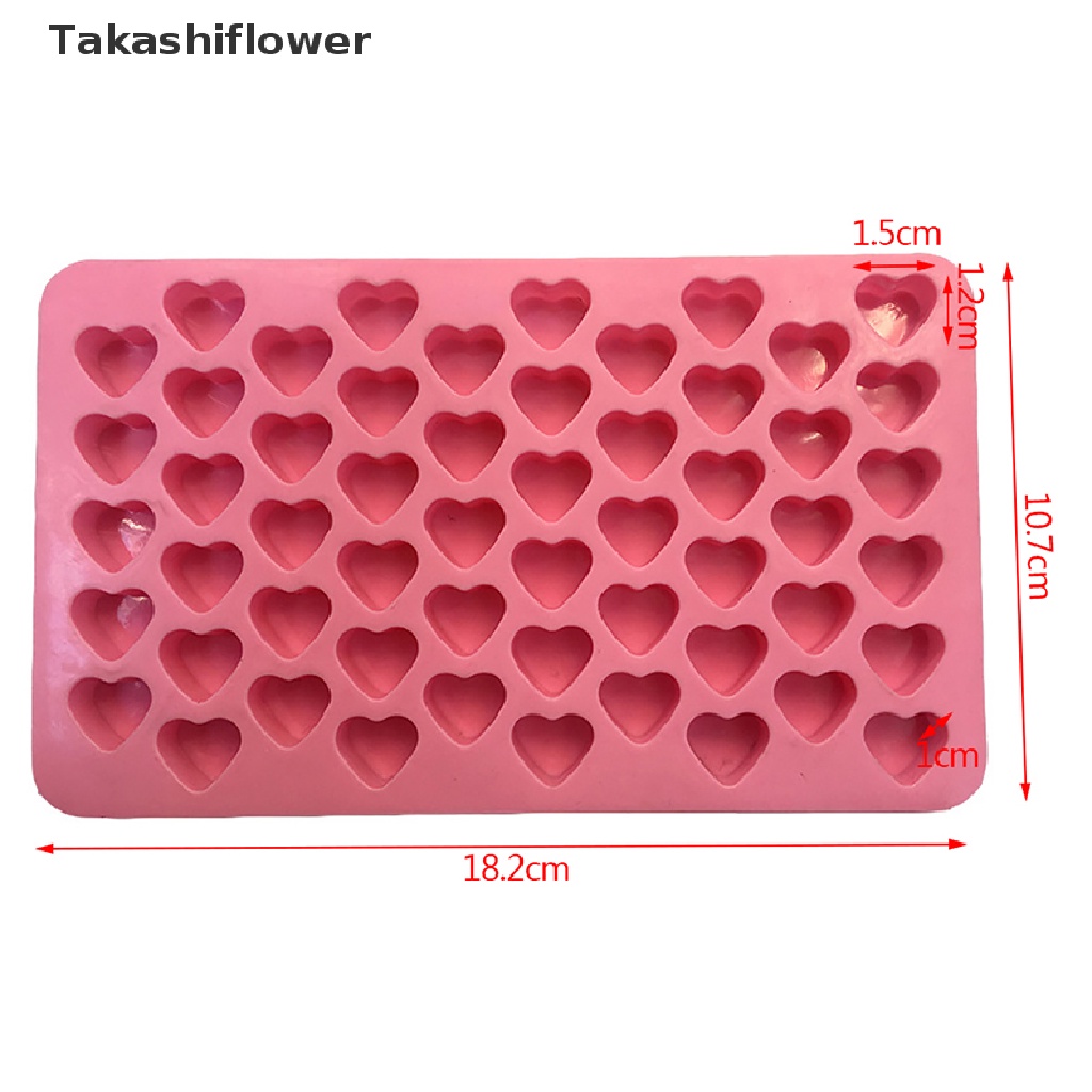 Khuôn silicone Tạo Hình Trái Tim 3D Trang Trí Bánh