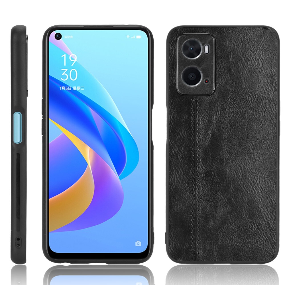 Ốp Điện Thoại Da Đơn Giản Cho OPPO A16 A15s A15 A12 A9 A5 A96 A76 A36 A92 A72 A52 A74 A54 A55 A95 A31 A12e A5s A7 A3s