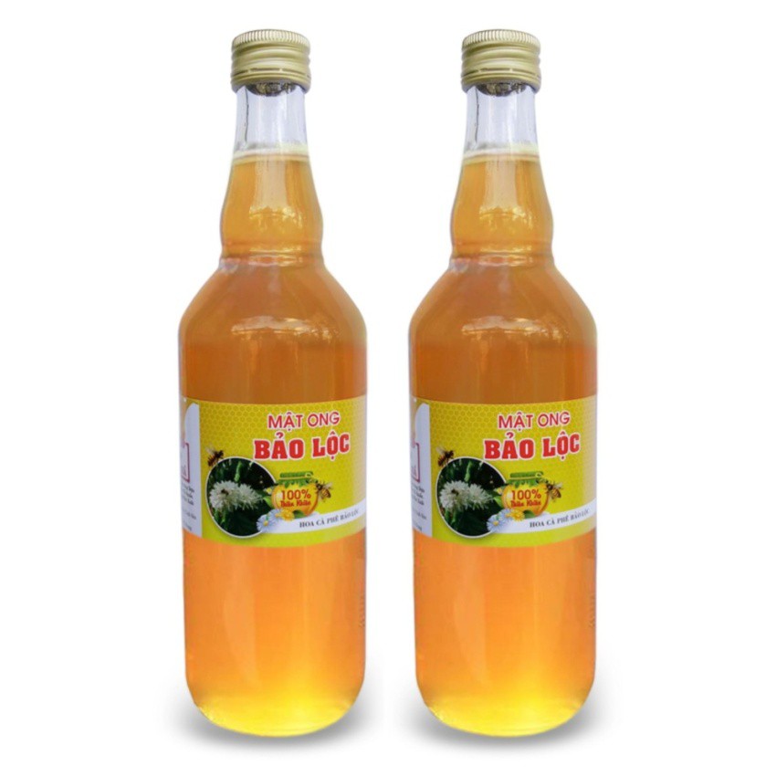 Mật Ong Hoa Cà Phê Bảo Lộc 1000ml ( bộ 2 chai 500ml)