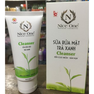 Sữa rửa mặt trà xanh kiểm soát nhờn giảm mụn Nice One Linh Chi (60ml)