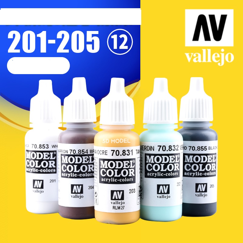 Sơn VALLEJO Model Color 17 ml ( 201-205)