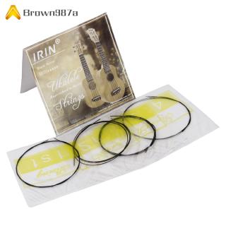 IRIN 4 Pcs Nylon Ukulele Strings Replacement Part for 21/23/26 Inch Stringed Instrument