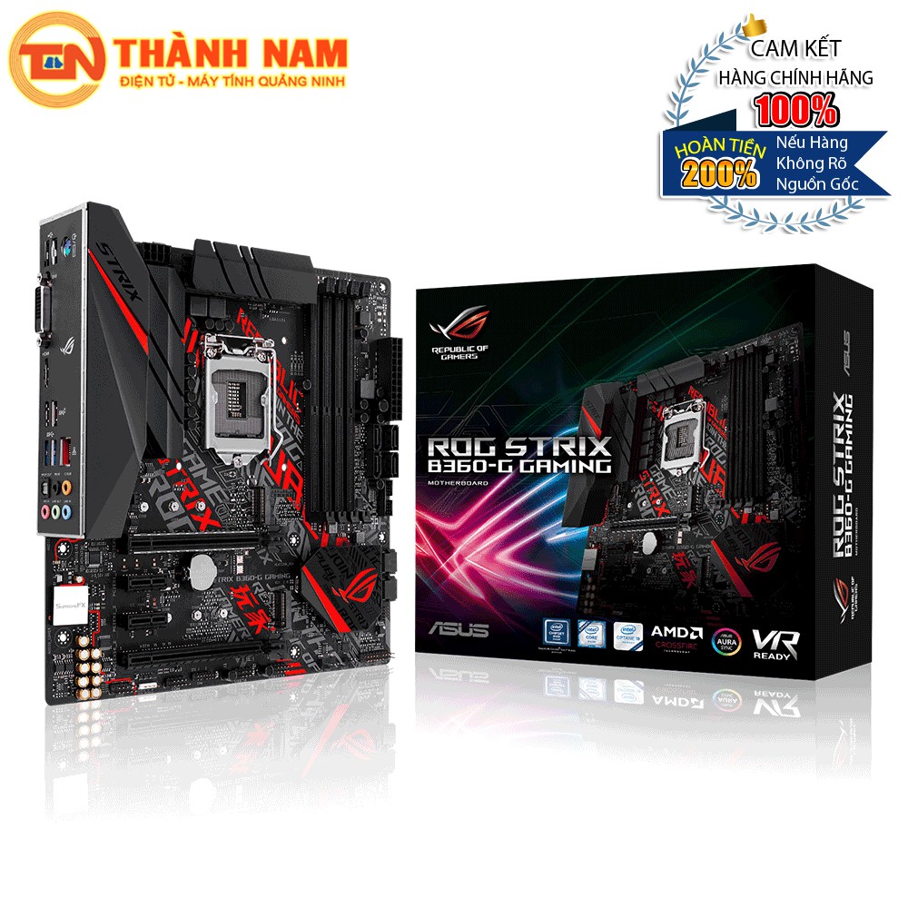 [FREESHIP 99K]_Mainboard ASUS ROG STRIX B360-G GAMING Socket 1151 v2