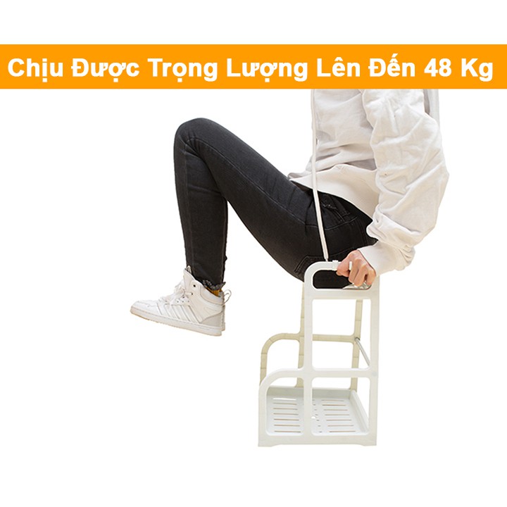 Kệ Đựng Gia Vị Nhà Bếp 2 Tầng Bằng Nhựa Cao Cấp