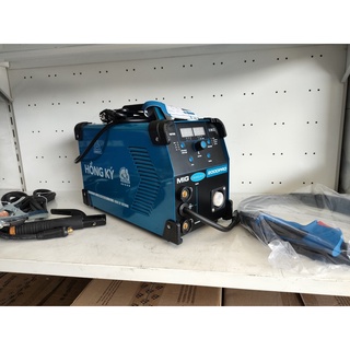 Chính hãng - máy hàn mig đa năng inverter 220v/9,6kva hồng ký mig 200d pro không dùng khí