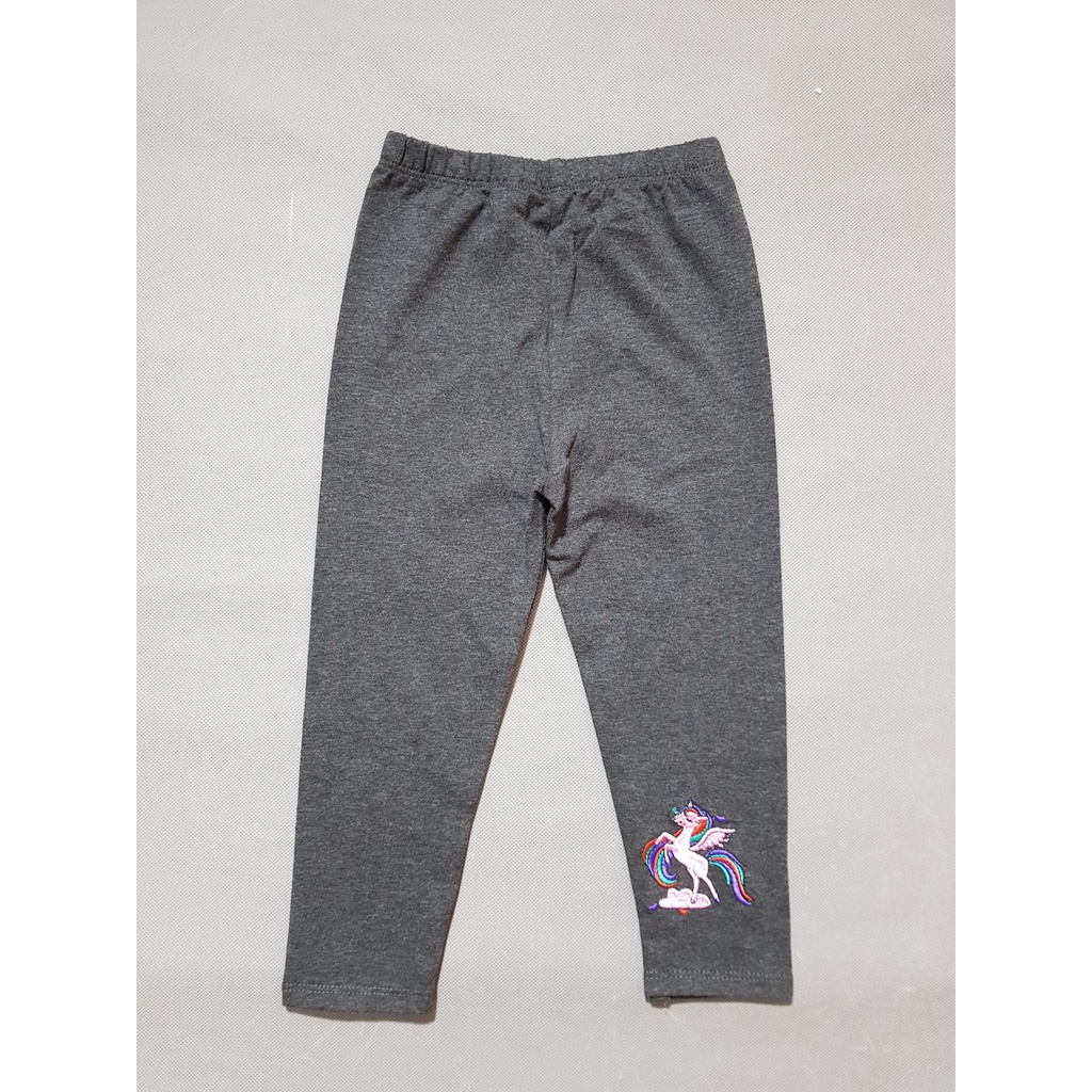 Quần legging dài bé gái nhiều màu thêu ngựa pony, thêu cá... mát mẻ và ngọt ngào